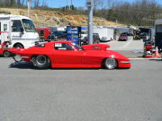 1963 Red Corvette Drag Car